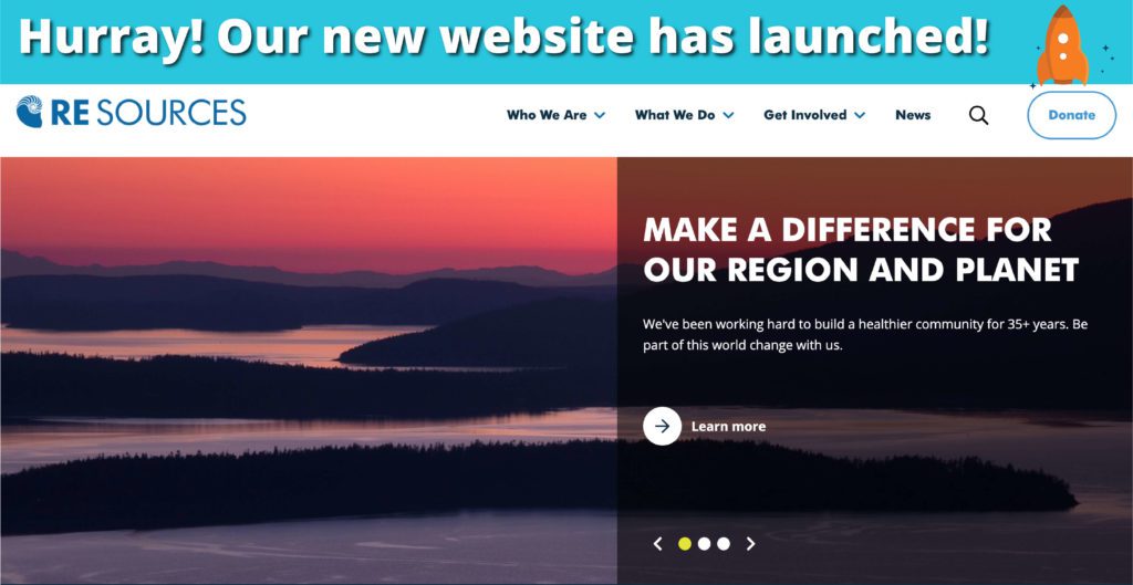 RE Sources website redesign 2019